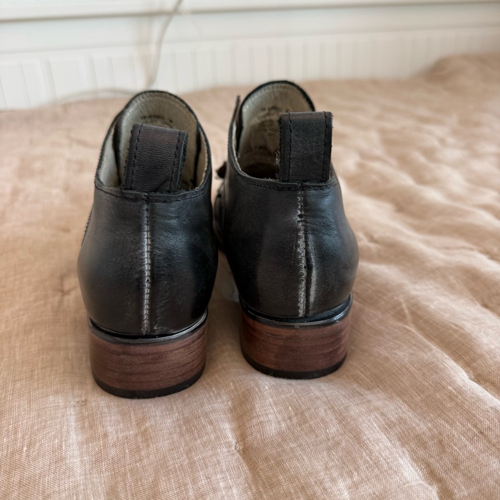 Freebird by Steven Black Leather Low Heel Loafers - Picture 4 of 10